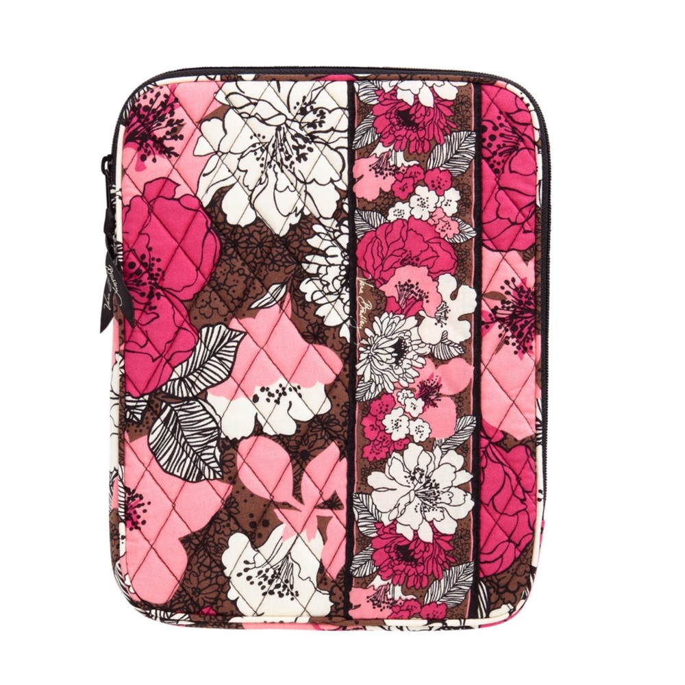 Vera Bradley Mocha Rouge Tablet Sleeve